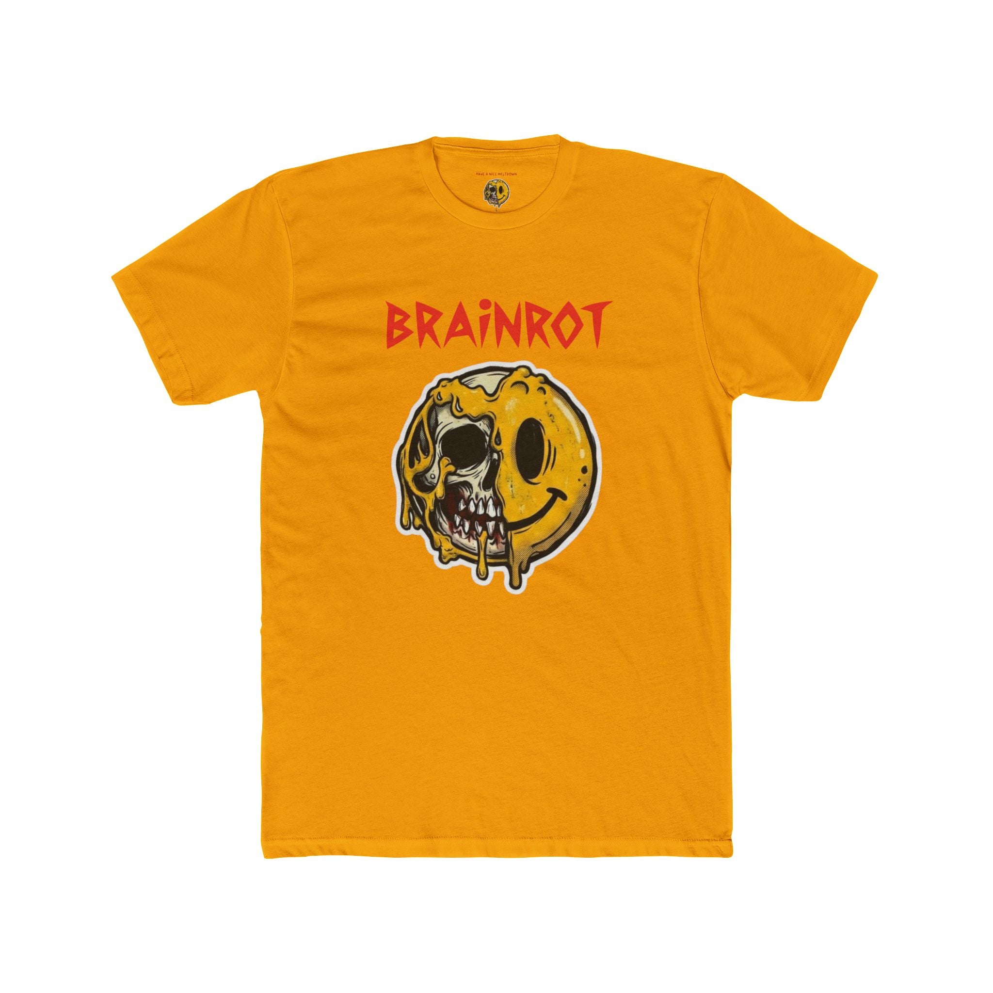 Have a Nice Meltdown - Brainrot Melting Smiley T-Shirt
