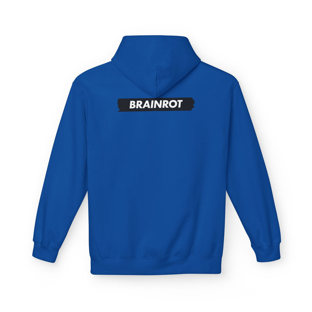 Brainrot Hoodie — Vintage Smiley Skull Graphic Pullover