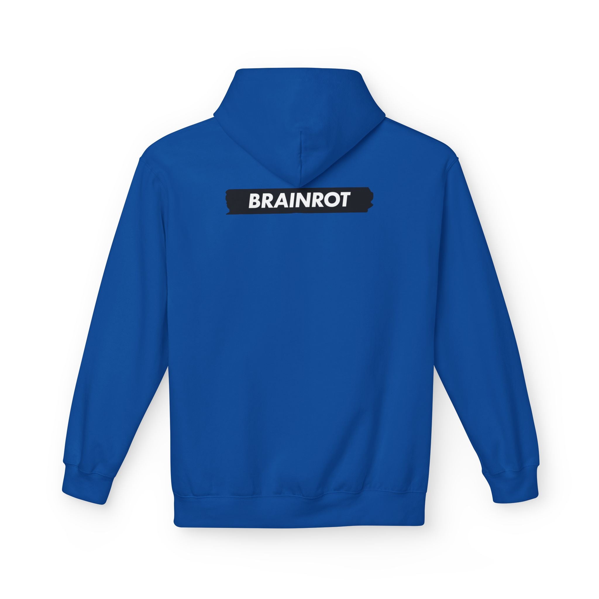 Brainrot Hoodie — Vintage Smiley Skull Graphic Pullover