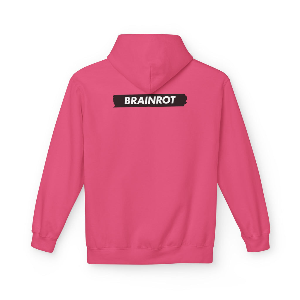 Brainrot Hoodie — Vintage Smiley Skull Graphic Pullover