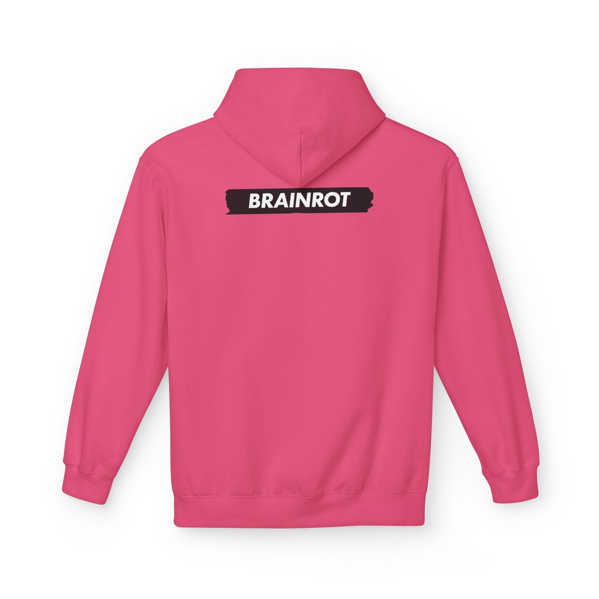 Brainrot Hoodie — Vintage Smiley Skull Graphic Pullover