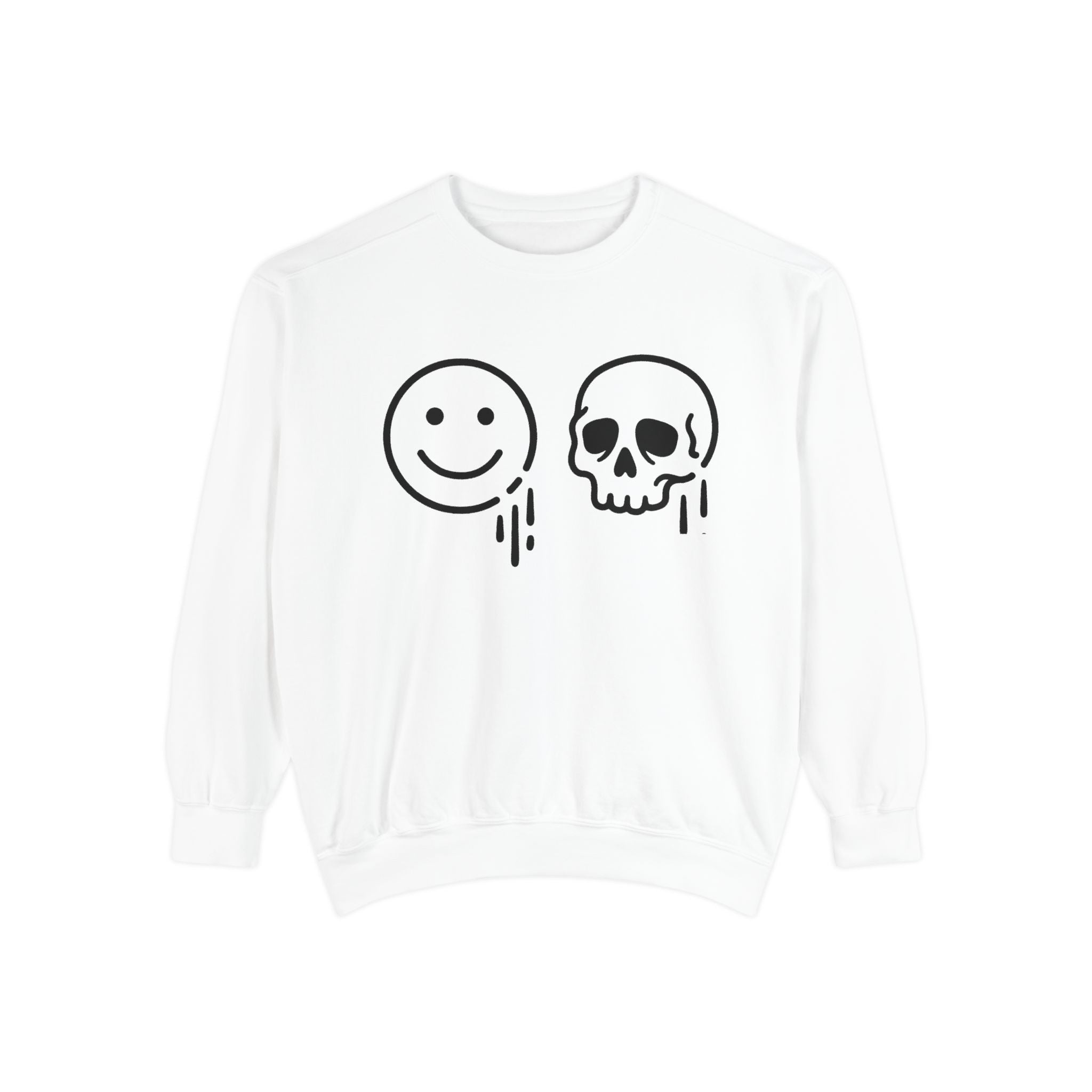 Dripping Smile & Skull Sweatshirt