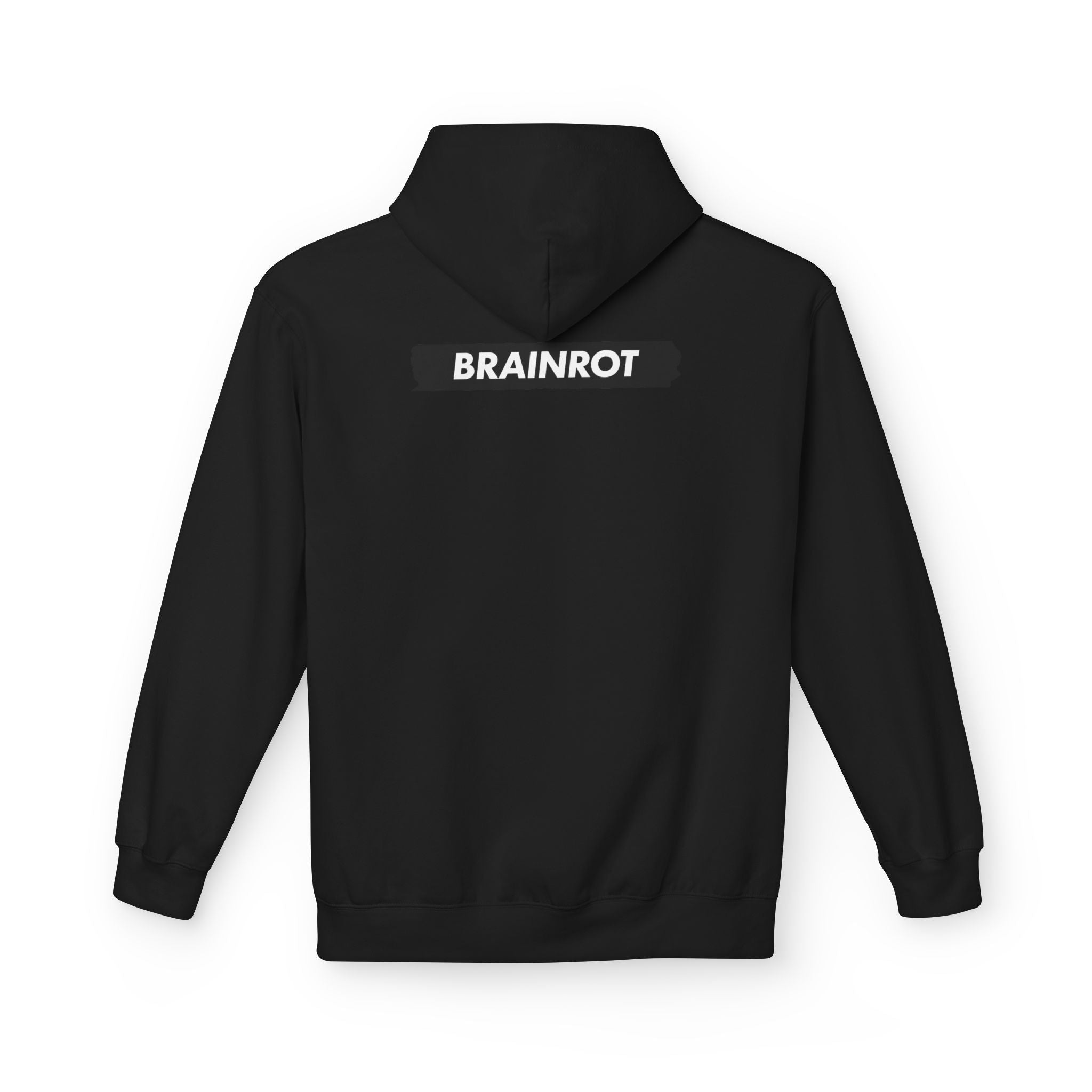 Brainrot Hoodie — Vintage Smiley Skull Graphic Pullover
