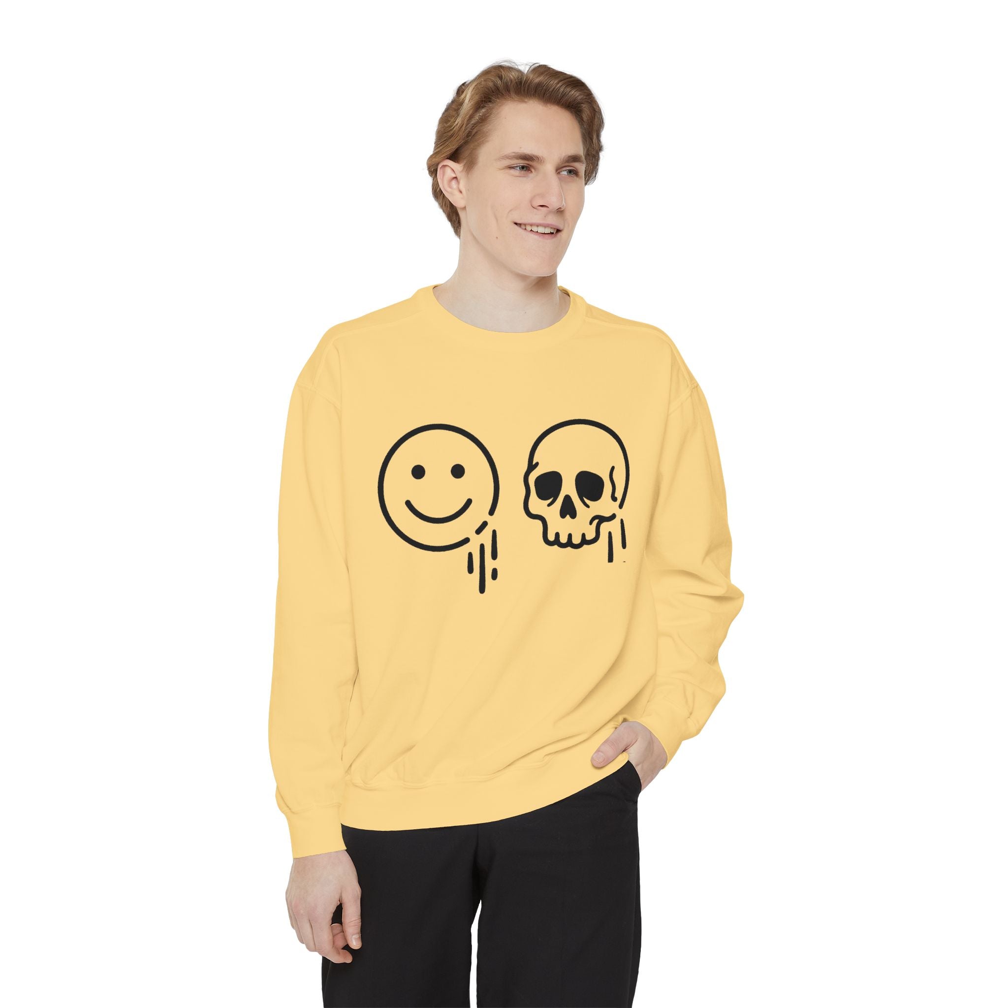 Dripping Smile & Skull Sweatshirt