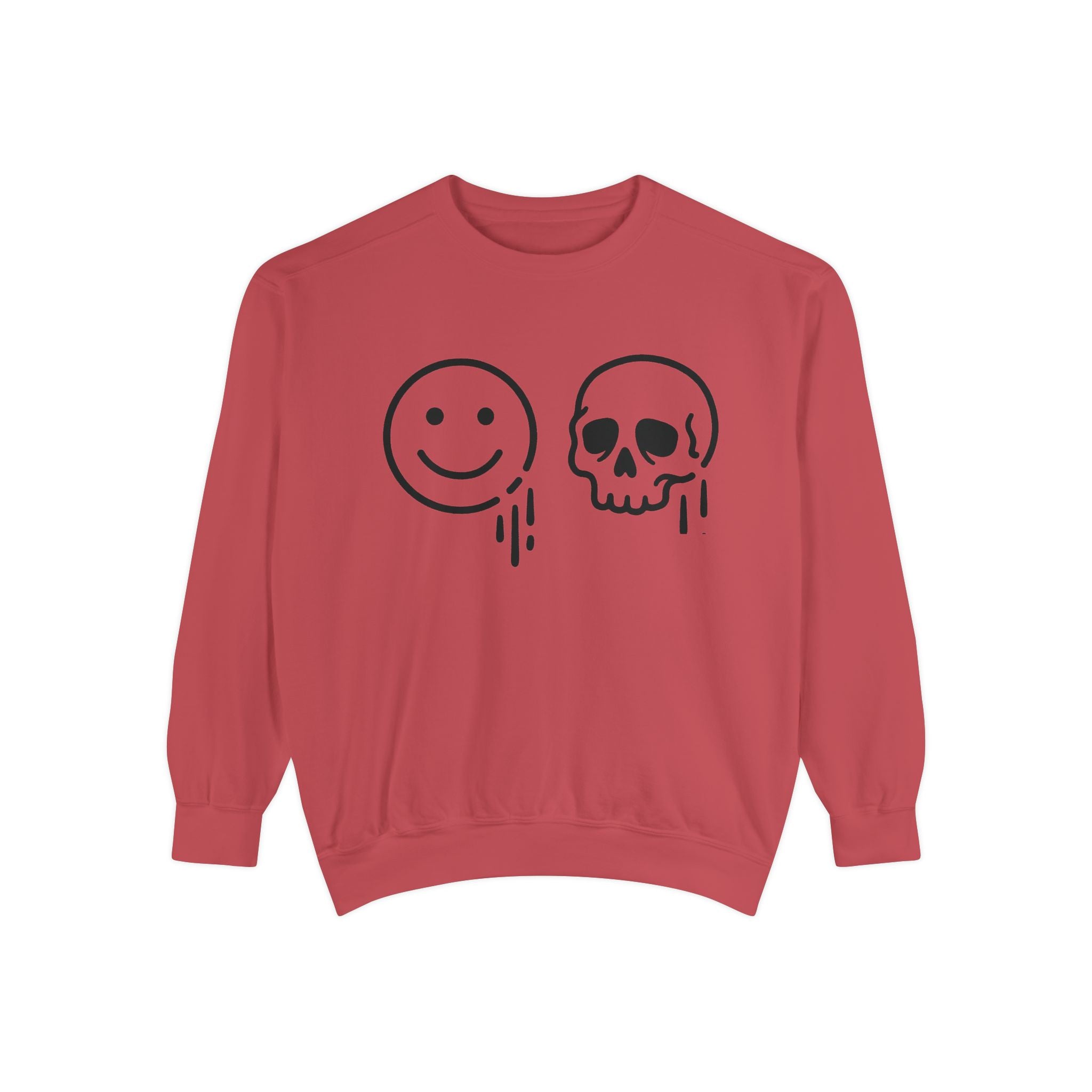 Dripping Smile & Skull Sweatshirt