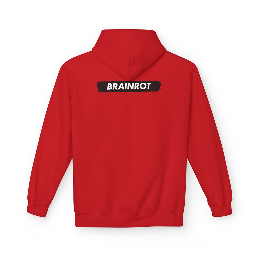 Brainrot Hoodie — Vintage Smiley Skull Graphic Pullover