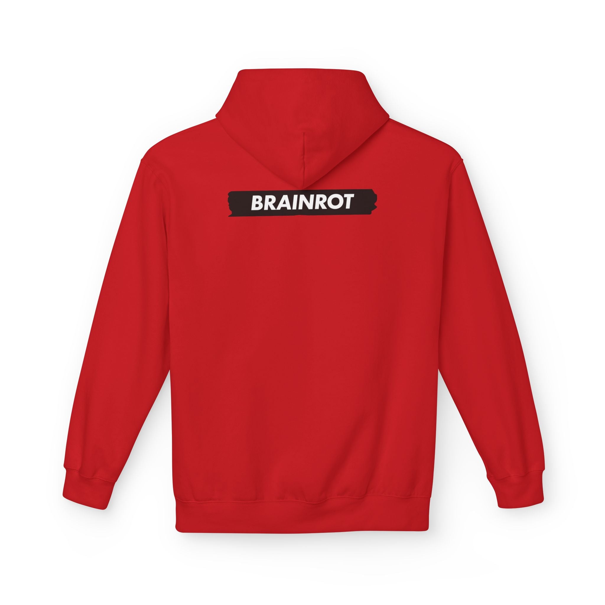 Brainrot Hoodie — Vintage Smiley Skull Graphic Pullover