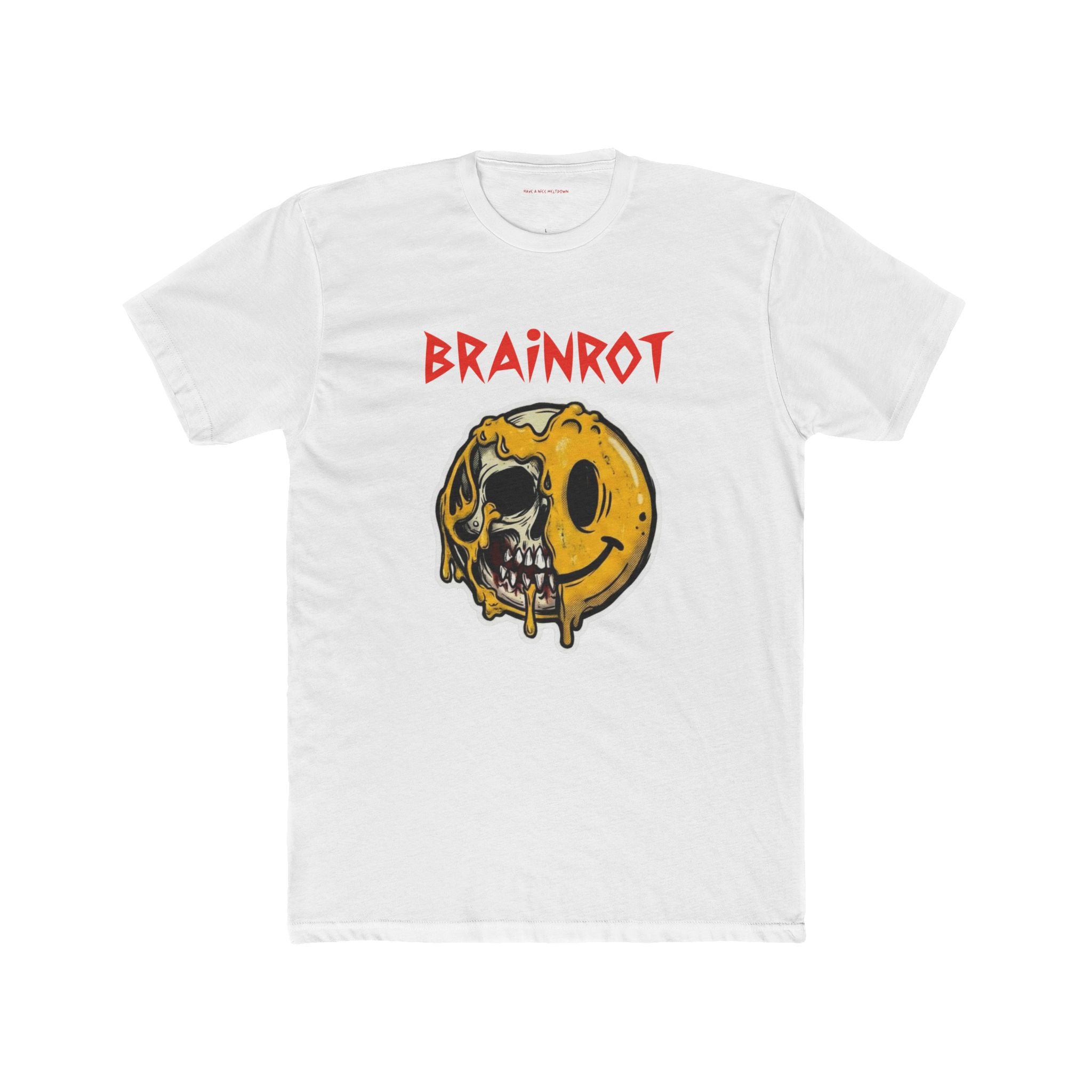 Brainrot Melting Smiley T-Shirt