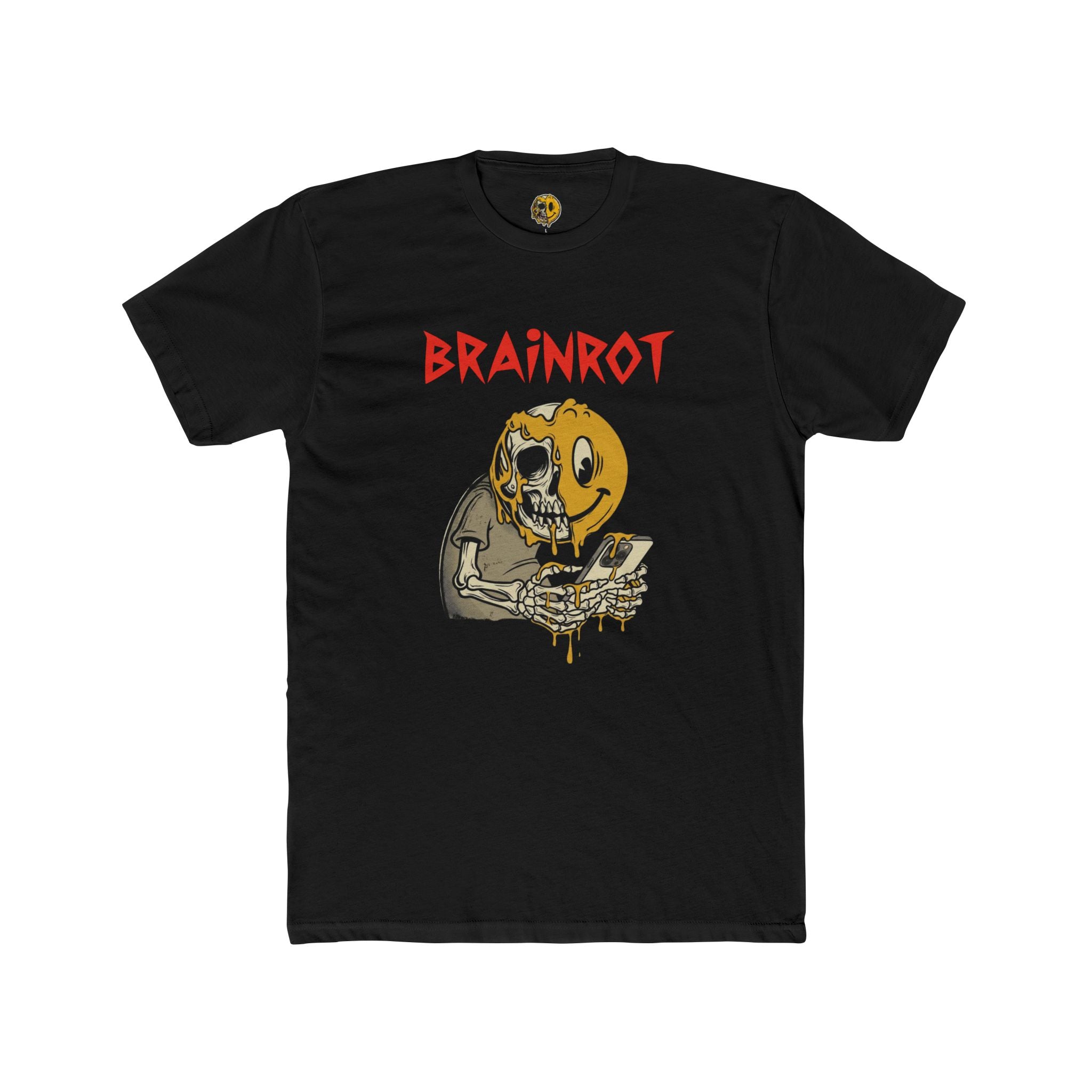 Scroll Til Dead — Brainrot Melting Graphic T-Shirt