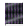 Skull Pattern Wrapping Paper – Purple & Green Gothic Gift Wrap for Halloween