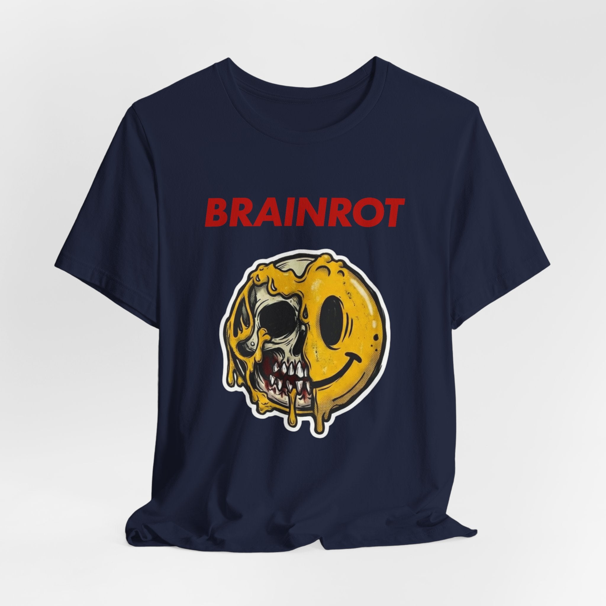 Have A Nice Meltdown - Brainrot Melting Smiley Graphic Tee