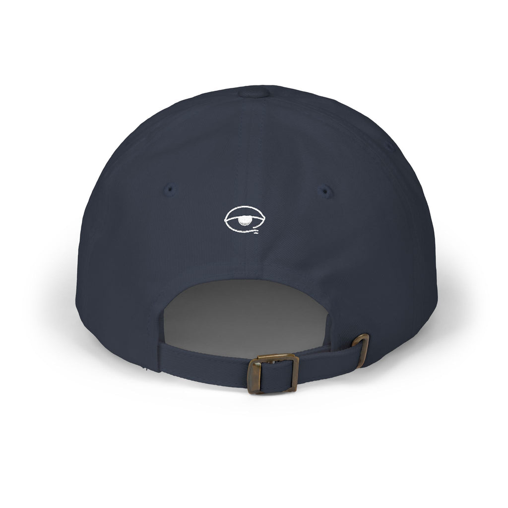 Dad Cap — Dripping Smile & Skull Embroidered Baseball Hat