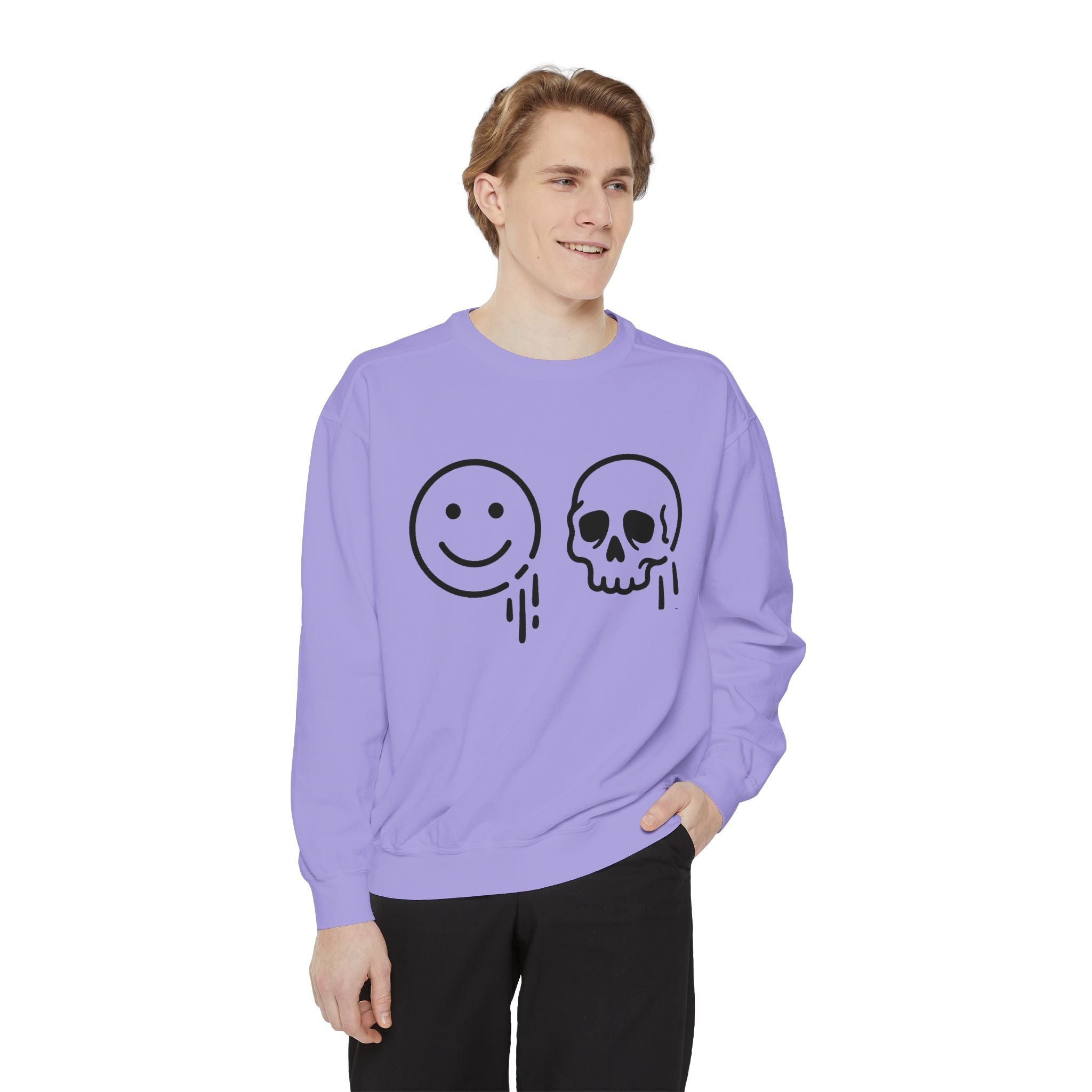 Dripping Smile & Skull Sweatshirt
