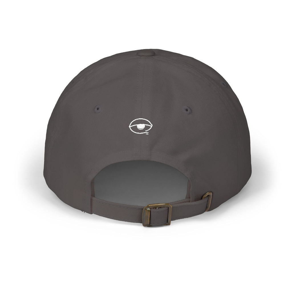 Dad Cap — Dripping Smile & Skull Embroidered Baseball Hat