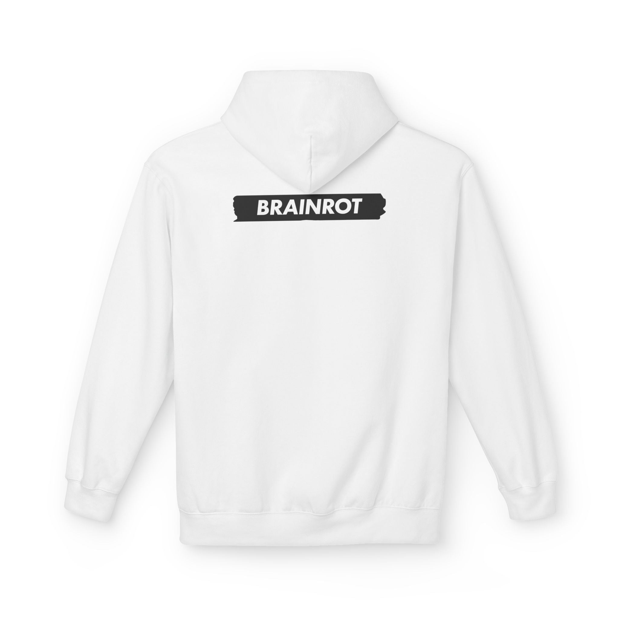 Brainrot Hoodie — Vintage Smiley Skull Graphic Pullover