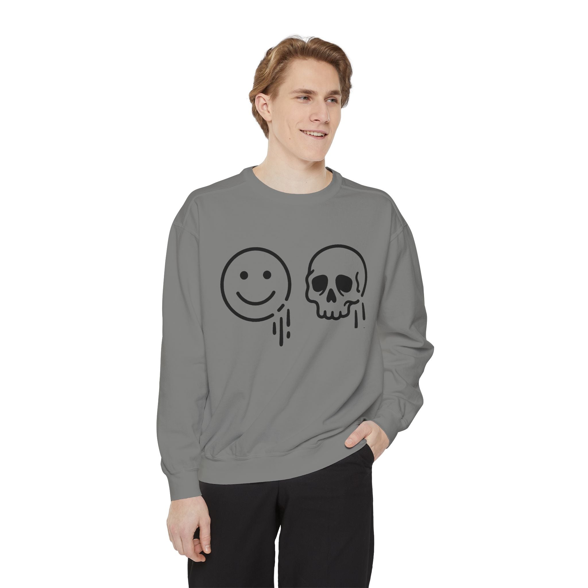 Dripping Smile & Skull Sweatshirt