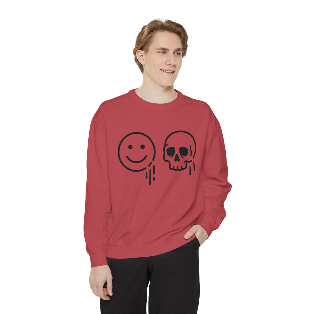 Dripping Smile & Skull Sweatshirt