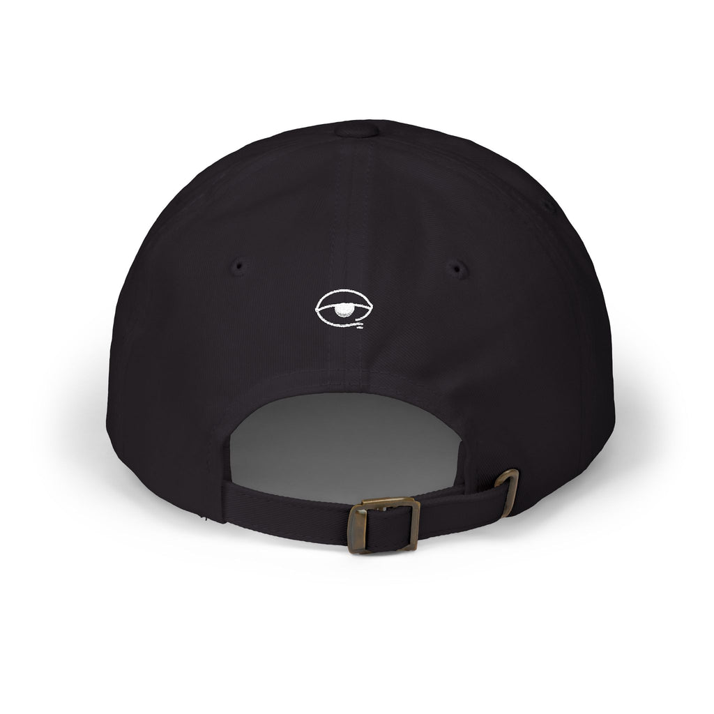 Dad Cap — Dripping Smile & Skull Embroidered Baseball Hat