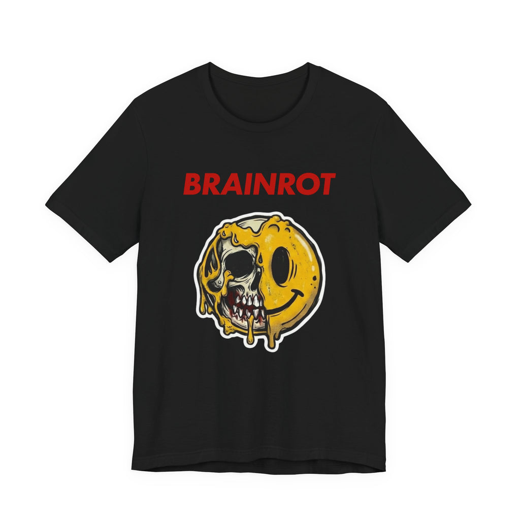 Have A Nice Meltdown - Brainrot Melting Smiley Graphic Tee