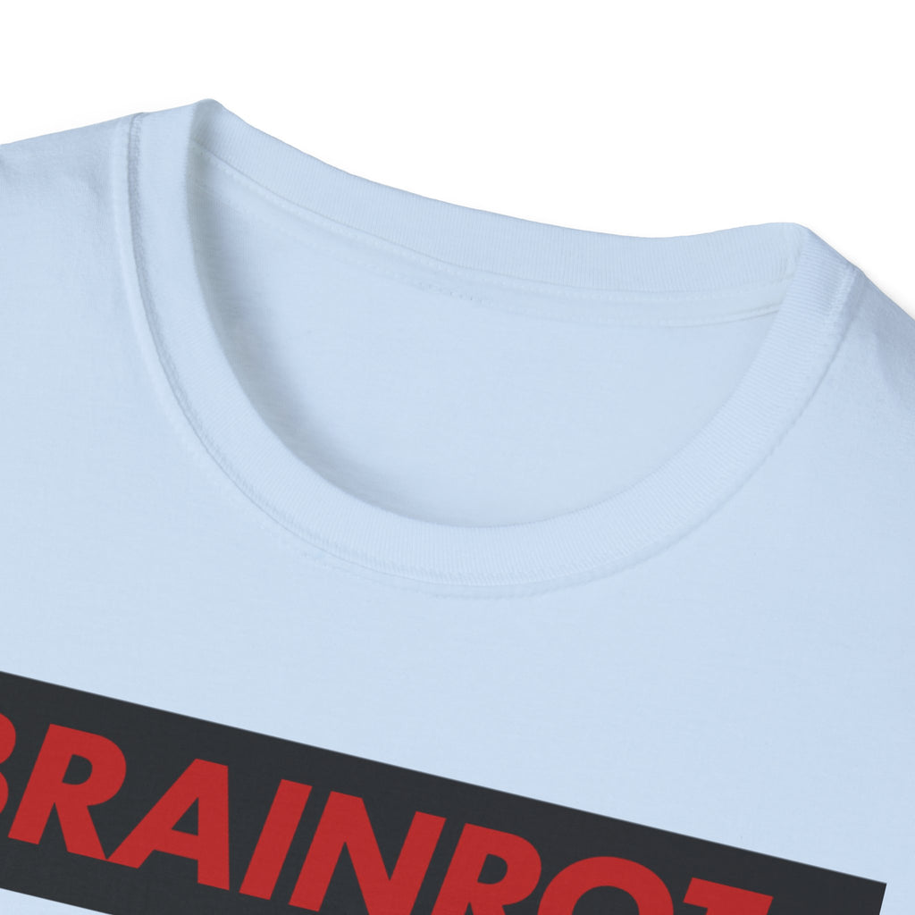Brainrot Graphic T-Shirt — Smiley & Skull Drip Design