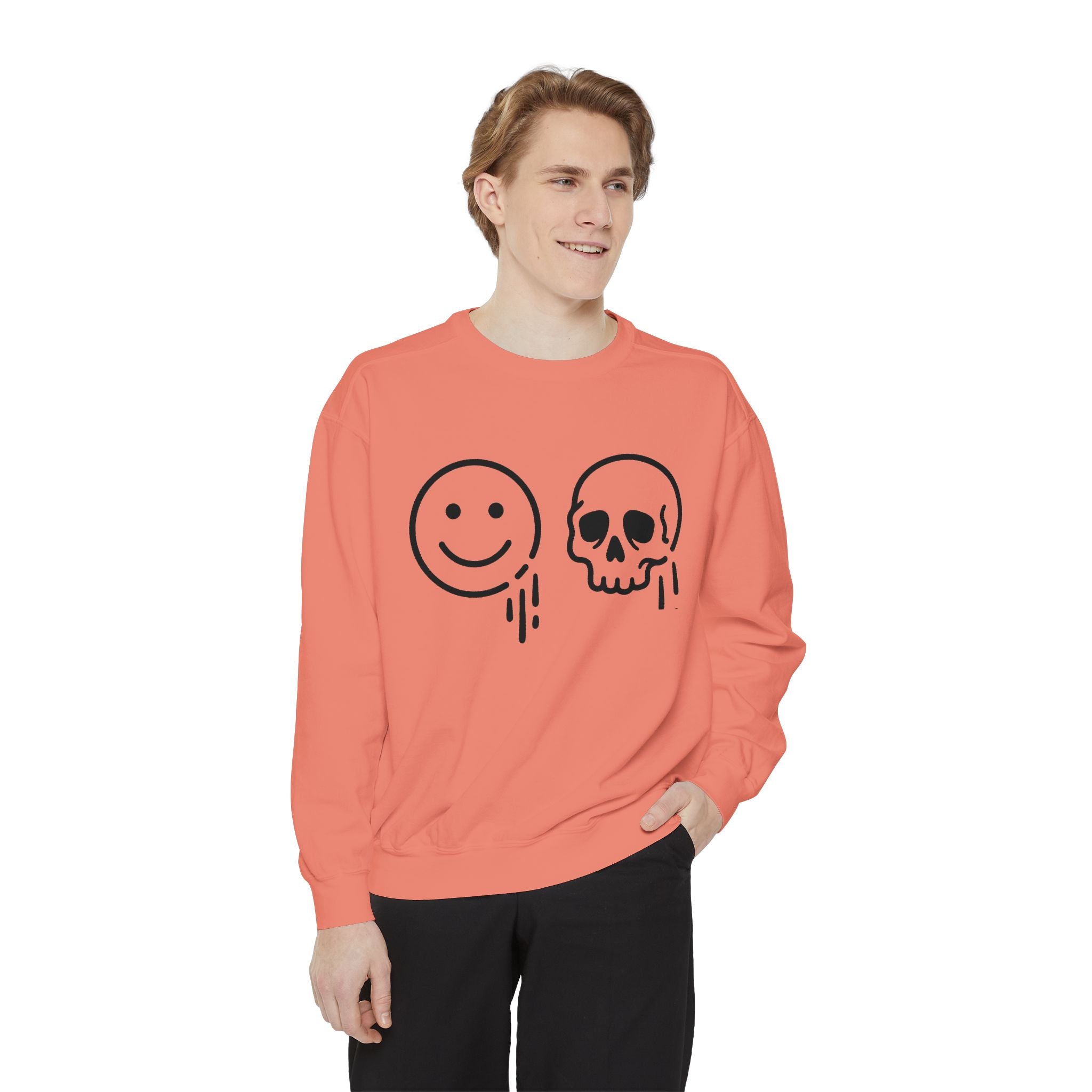 Dripping Smile & Skull Sweatshirt