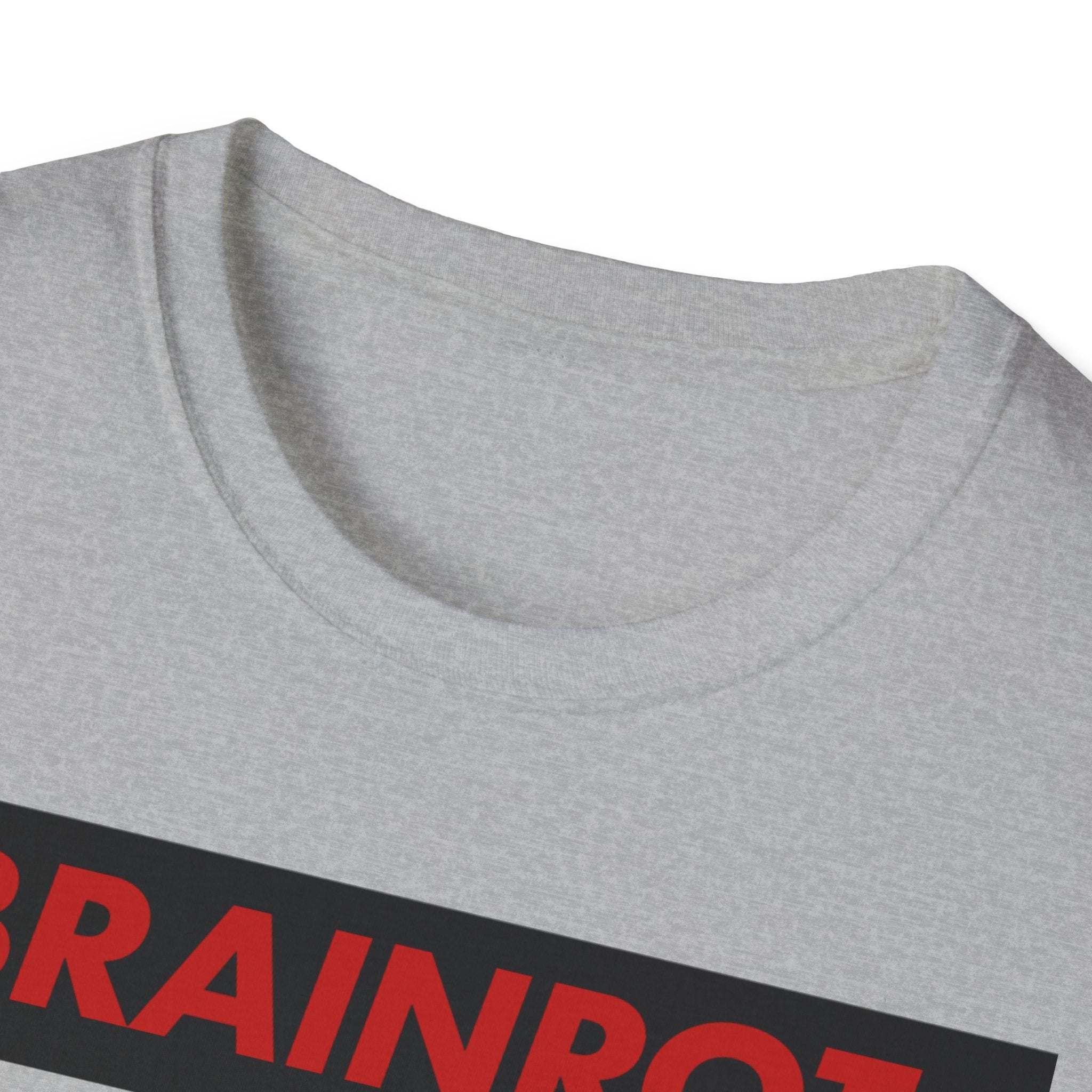 Brainrot Graphic T-Shirt — Smiley & Skull Drip Design