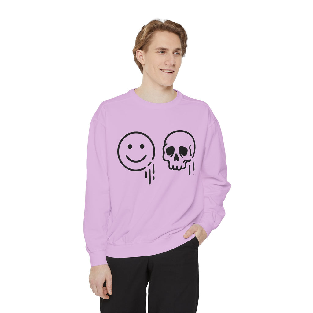 Dripping Smile & Skull Sweatshirt