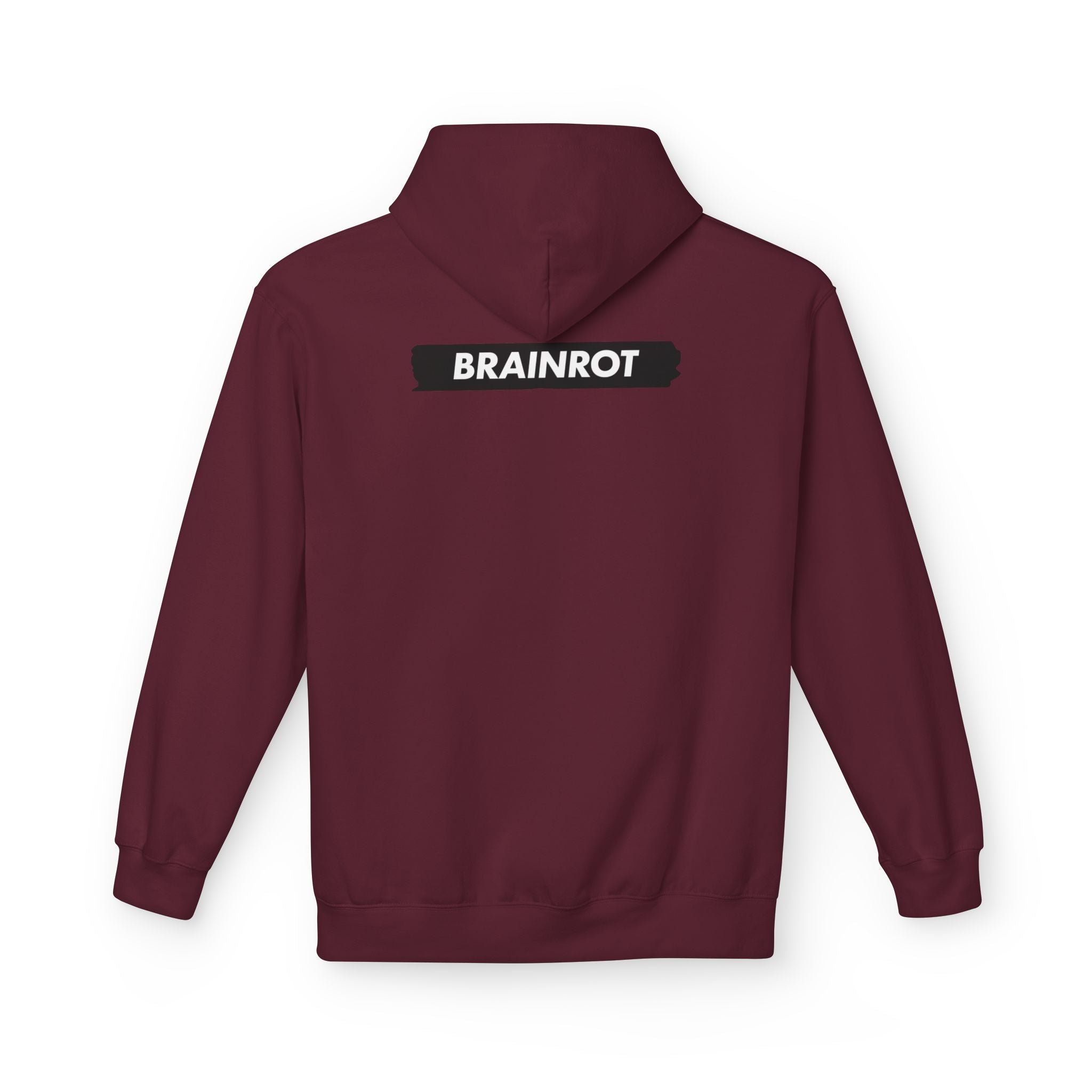 Brainrot Hoodie — Vintage Smiley Skull Graphic Pullover