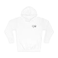 Skull & Smile Hoodie — Minimal Chest Graphic Casual Pullover