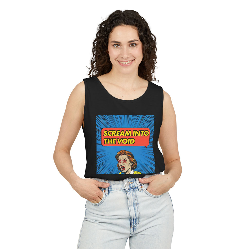 Scream Into The Void - Brainrot Tank Top