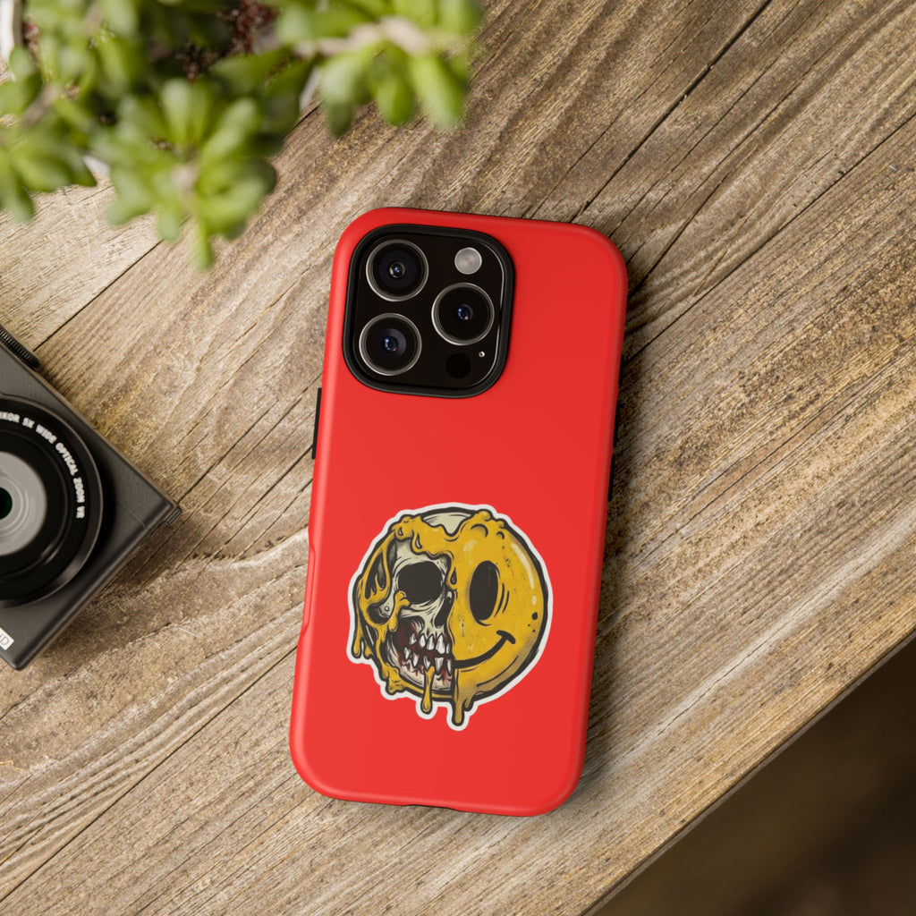 Have a Nice Meltdown - Brainrot Melting Smiley Phone Case