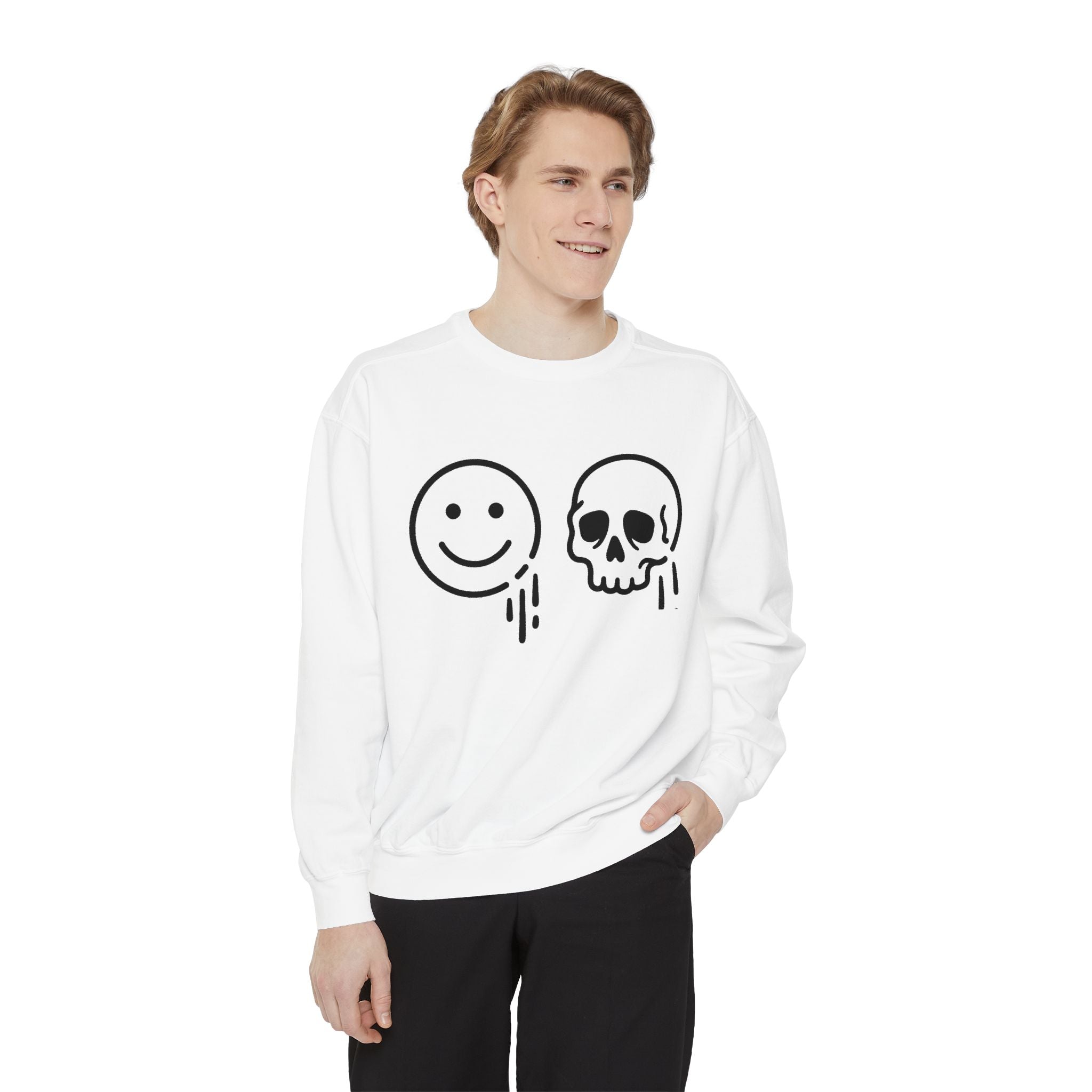 Dripping Smile & Skull Sweatshirt