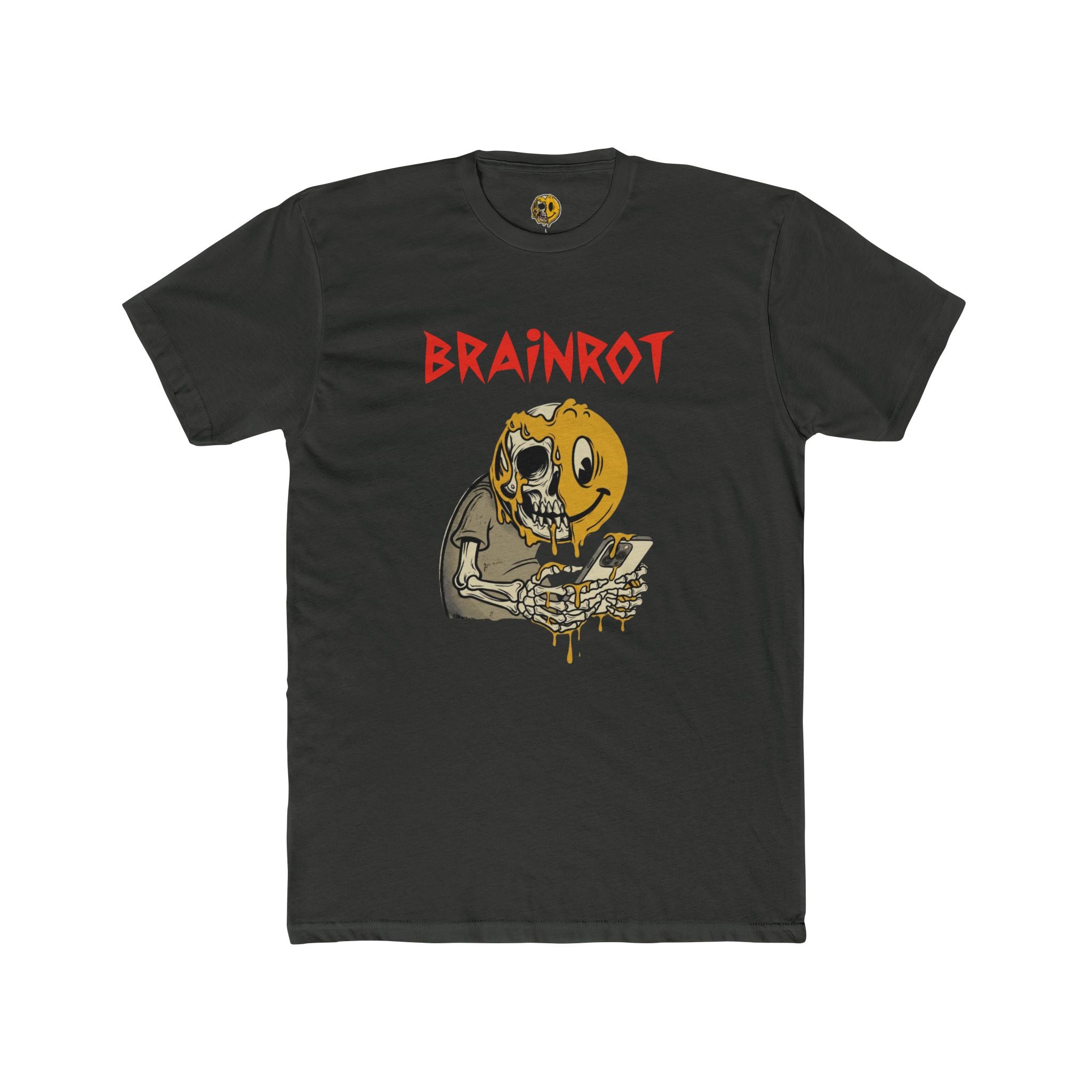 Scroll Til Dead — Brainrot Melting Graphic T-Shirt